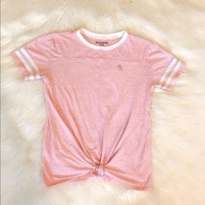Abercrombie kids tie-front top